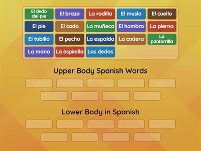 The Body in Spanish Words