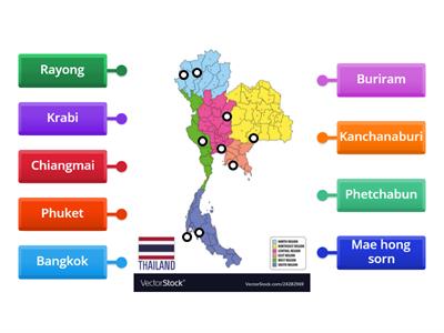 Thailand Map