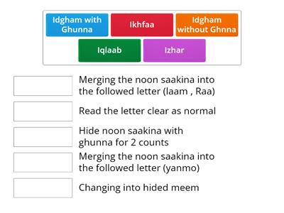 Noon Saakinah rules