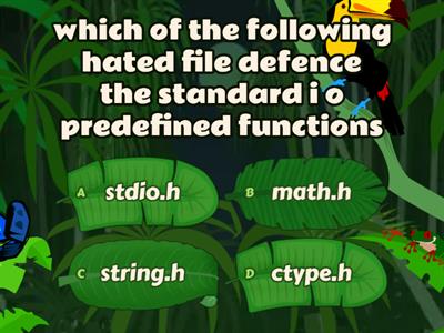 choose the correct answer 11th lesson functions