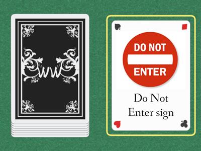 Signs cards