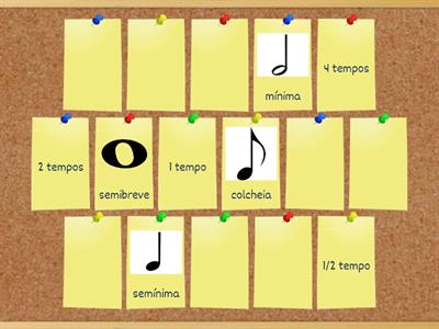 Jogo da Memória Figuras Musicais (figuras de som)