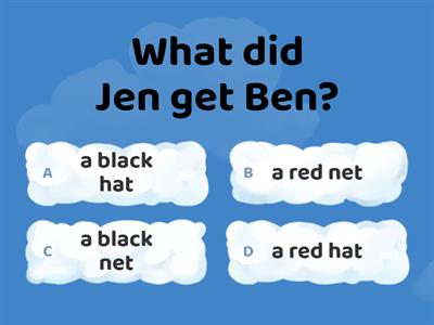 1.3 Cod Fish for Ben Comprehension Quiz