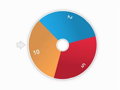 Number generator to 2, 5, 10