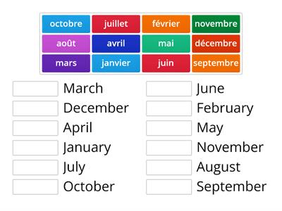 French months