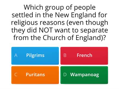 New England Colonies Review