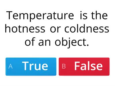 Science -  Changes Affected by Temperature. 
