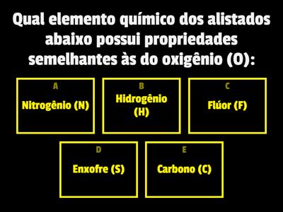 Trabalho de quimica Tabela periodica