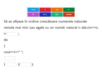 Structuri repetitive - do...while