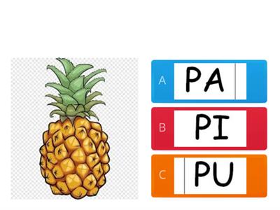 Conciencia fonológica letra P