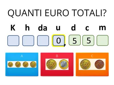 Numeri decimali ed euro