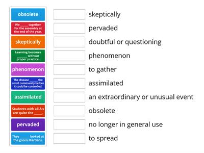 The Giver Vocabulary 