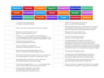 Business Vocabulary