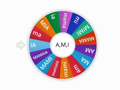 Citim silabe  și cuvinte (a, A,m, M, i, I)