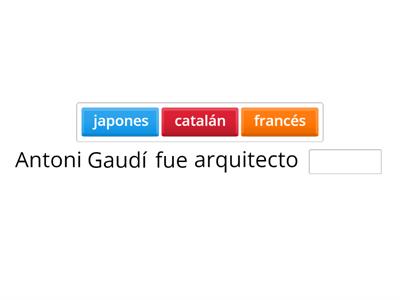 Datos sobre quién fue Antonio Gaudí.