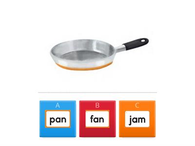 man, can, fan, pan