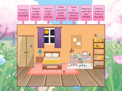 prepositions bedroom