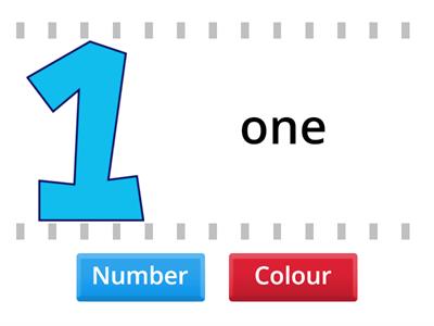 Storyfun 1. Counting. Numbers or Colours (true / false)