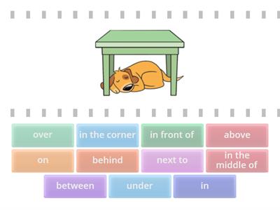 Prepositions of place