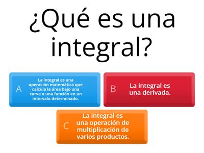 PREGUNTAS BÁSICAS DE INTEGRACIÓN