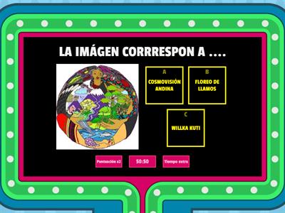 REPASO PARA EVALUACIÓN cosmovisión y momentos del día