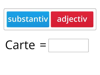 Substantiv/ Adjectiv
