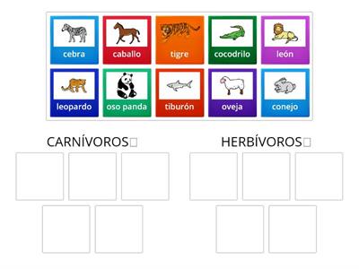 carnívoros/herbívoros