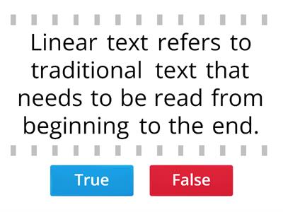 Linear and Non-Linear Text