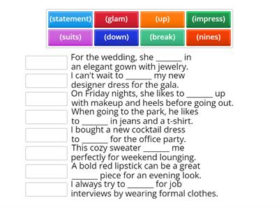 IELTS Clothes simplified