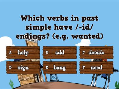 Pronunciation of past simple regular verbs