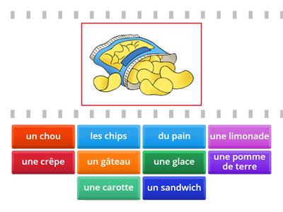 Les Aventures et les jouets - Lesson 1 & 2 food words