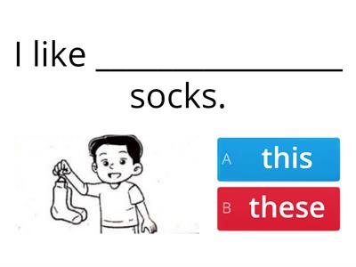 'this' OR 'these' 