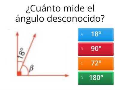 Ángulos complementarios y suplementarios