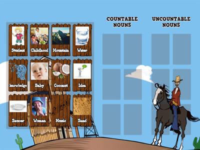 COUNTABLE AND UNCOUNTABLE NOUNS