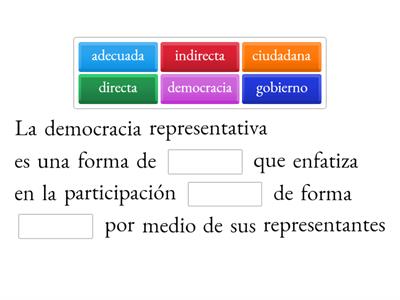 DEMOCRACIA REPRESENTATIVA