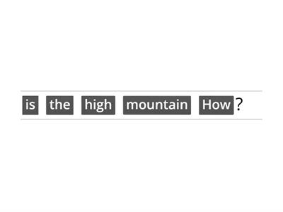How high is the hill?