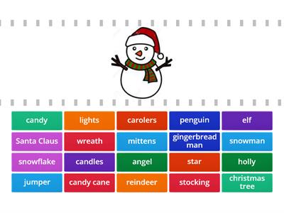 Christmas vocabulary