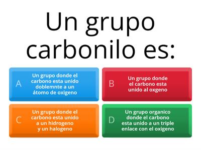 Identificación y Reacciones reacciones Redox y adición del Grupos Carbonilos