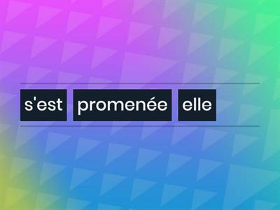 passé composé verbes pronominaux