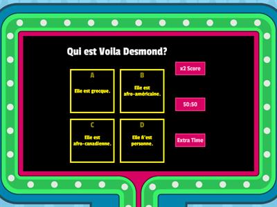 Qui connaît mieux Viola Desmond ? (In french)