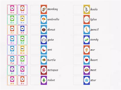 Beginning Sounds Match (Kindergarten)