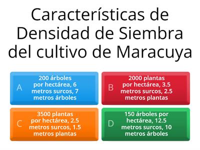 Densidad de Siembra