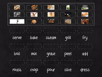 FOOD cooking verbs