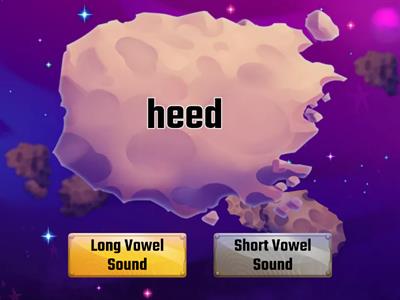 Long Vowel or Short Vowel Sonday Level 9