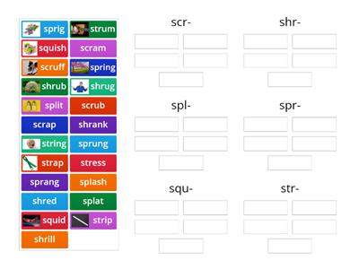 2.10D Group Sort Three-Letter & Misc Beginning Blends