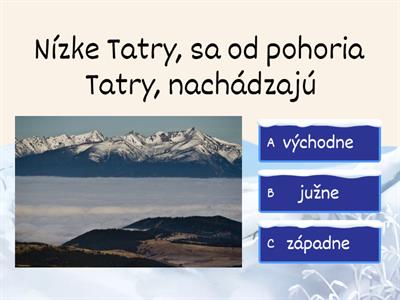 VLA4 - Od Tatier k Dunaju - Nízke Tatry