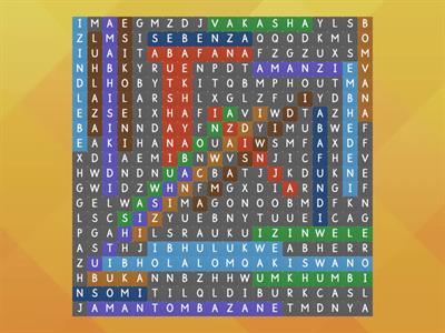 Grade 5 wordsearch