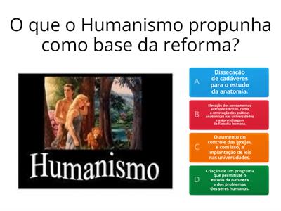 Quiz de história - Renascimento e Reforma Protestante - Ana e Rafa Poli