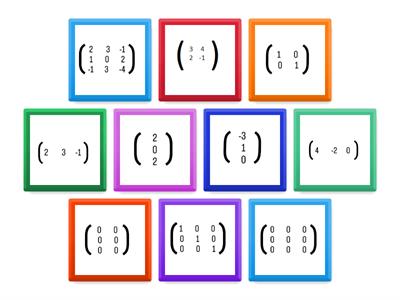 Tipos de matrices 