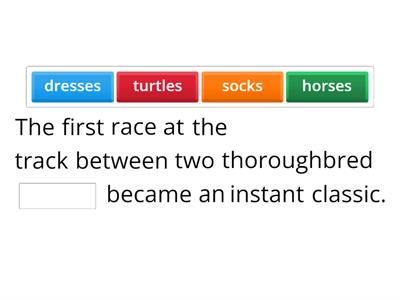 The horse race